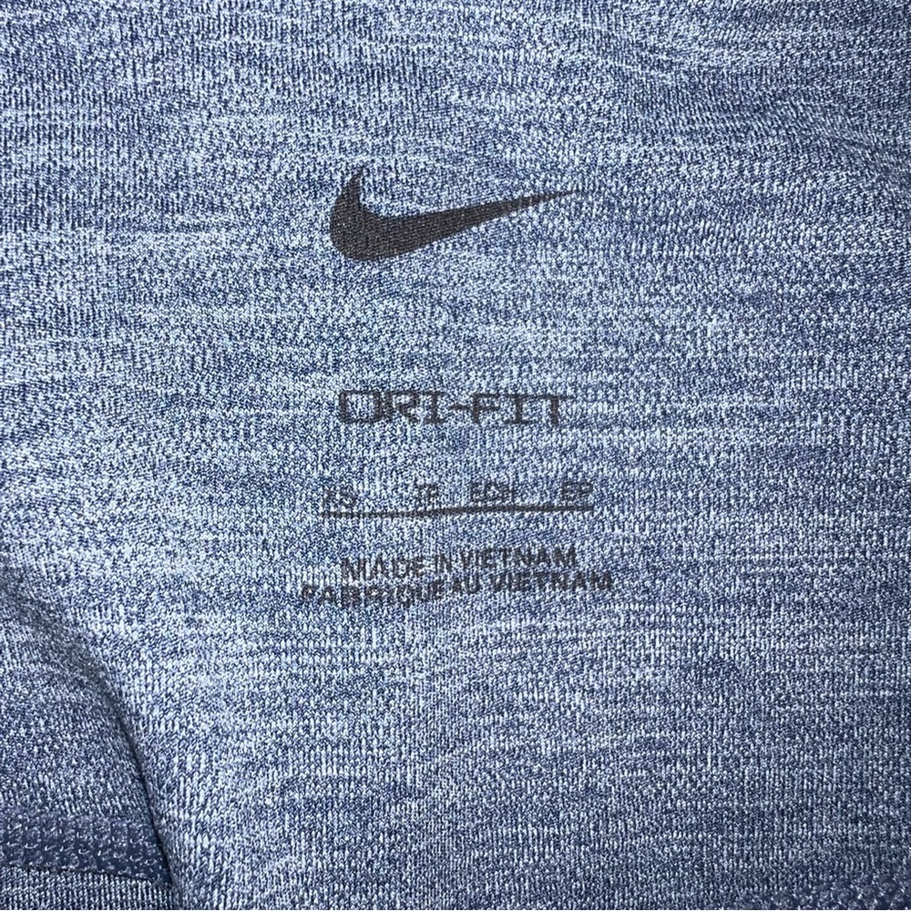 Nike One Luxe Blue Heathered Mid Rise Tights Women’s Leggings Size Extra Small - Picture 9 of 9